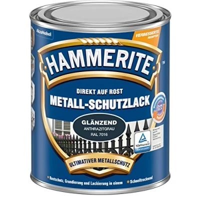 Abbildung von HAMMERITE METALLSCHUTZLACK GLAENZEND ANTHRAZITGRAU 750ML