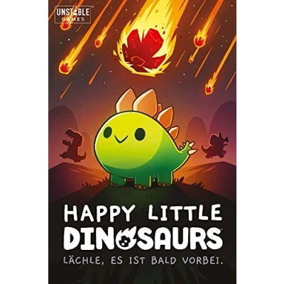 Abbildung von Unstable Games, Happy Little Dinosaurs, Grundspiel, Partyspiel, Kartenspiel, 2 4 Spieler, Ab 8+ Jahren, 30 60 Minuten, Deutsch