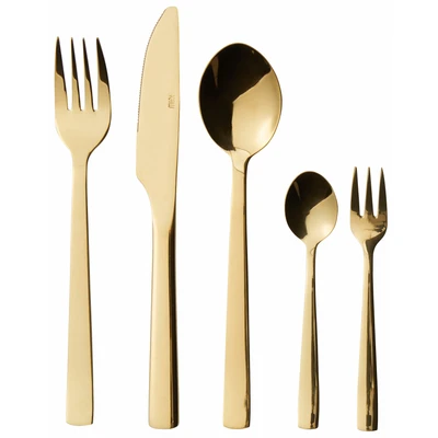 Abbildung von aida RAW Besteck Set &quot;RAW&quot;, (Set, 60 tlg.), PVD beschichtete Oberfläche