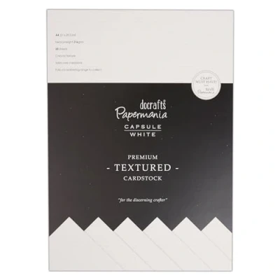Abbildung von A4 Premium Cardstock Textured (20pcs) Capsule White