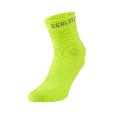 Abbildung von SEALSKINZ Thetford Fahrrad Übersocke, unisex, wasserdicht, Allwetter, neongelb, Größe XXL