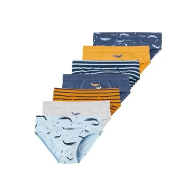 Abbildung von Vertbaudet 7ERPACK Slip für Kinder, Größe: 116, Himmelblau