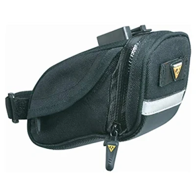 Abbildung von Topeak Satteltasche Mit Fixer F25 Aero Wedge Pack DX, Black, 16 x 8.5 cm, 0.45 L