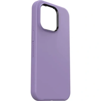 Abbildung von OtterBox Symmetry Hülle für iPhone 14 Pro, sturzsicher, schützende dünne Hülle, 3x getestet nach Militärstandard, antimikrobieller Schutz, Lila