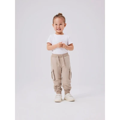 Abbildung von Name it Regular FIT Jogginghose für Kinder, Größe: 110, Oxford tan