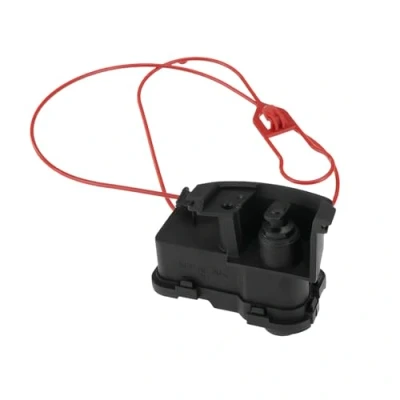 Abbildung von VGOL Kraftstoffeinfüllklappe Tank Türschloss Stellmotor Kompatibel mit Seat Leon Skoda VW Golf Touareg 7P0810773F 7P0810773 Schwarz