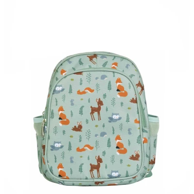 Abbildung von A Little Lovely Company Rucksack Salbeigrün Waldfreunde
