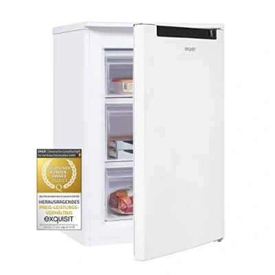Abbildung von exquisit Gefrierschrank &quot;GS81 040C&quot;, 85,5 cm hoch, 54,5 breit, energiesparend in Energieefizienz C, 87 Liter Nutzinhalt, 4 Sterne