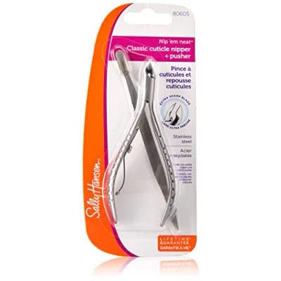 Abbildung von Sally Hansen Beauty Tools Nip&#039;em Neat Classic Nagelhautzange und schieber, 1/2 Backe