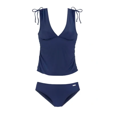 Abbildung von Lascana SET Bikini, Damen, Größe: 44xC/D, Navy