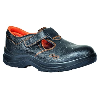 Abbildung von Portwest Steelite Ultra Sicherheitssandale S1P, Größe: 38, Farbe: Schwarz, FW86BKR38