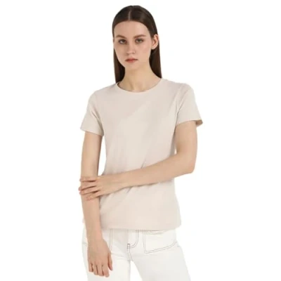 Abbildung von Calvin Klein Jeans Institutional Graphic SLIM TEE Tshirt basic, Damen, Größe: XL, Moonbeam