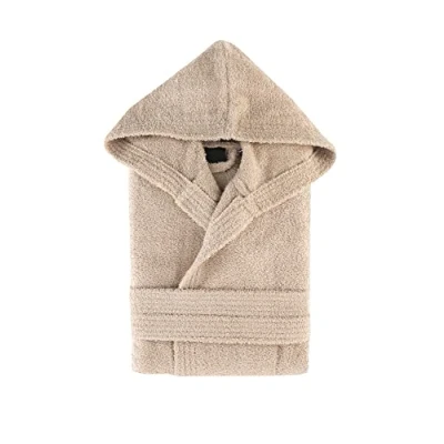 Abbildung von Top Towels Bademantel Unisex für Damen oder Herren mit Kapuze 100 % Baumwolle 500 g/m² aus Frottee