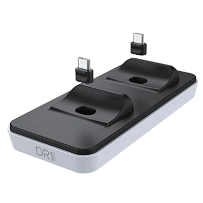 Abbildung von DR1TECH GamePow Ladestation Für PS5 Dualsense Controller Mit Schnelles Aufladen Doppelte Ladung Des Wireless Controllers PS 5 Entfernbaren Anschlüssen [Amazon Exclusive]