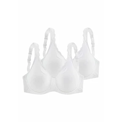 Abbildung von Lascana Bügel BH, Damen, Größe: 80E, weiß +