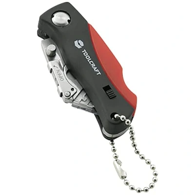 Abbildung von TOOLCRAFT Cuttermesser TO 6717198 Faltbares Mini Universal Messer 2K 1 St.