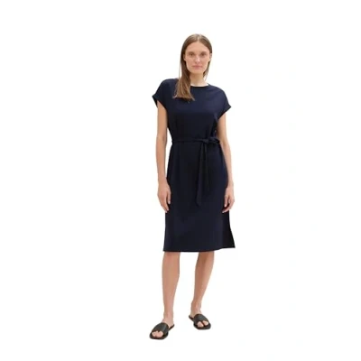 Abbildung von TOM Tailor Blusenkleid, Damen, Größe: 46, Sky captain blue