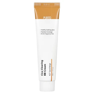 Abbildung von PURITO Cica Clearing BB Cream 30ml (Various Shades) #27 Sand Beige