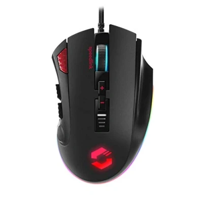 Abbildung von Speedlink TARIOS RGB USB Profi Gaming Maus Mouse Makros (12 programmierbare Tasten Lichteffekte 24.000dpi LED Beleuchtung)