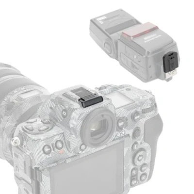 Abbildung von JJC Blitzschuh Abdeckung Set für Nikon DSLR &amp; spiegellose Kameras mit Standard ISO Kamerablitz Blitzschuhabdeckung Taschenlampen Montagefuß.