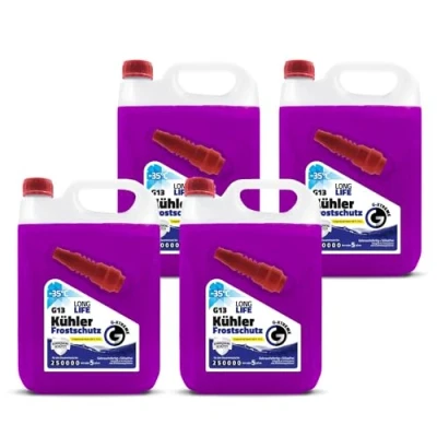 Abbildung von Gamix Hochwertige Autochemikalien Kühlerfrostschutz G13 Kühlflüssigkeit 5 Jahre bis 35C Gebrauchsfertig Kühlmittel Auto 5L (20L)