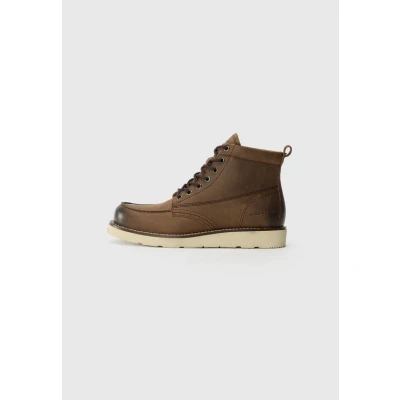 Abbildung von Jack &amp; Jones Jfwtoronto BOOT Schnürstiefelette, Herren, Größe: 44, Brown stone Schuhe