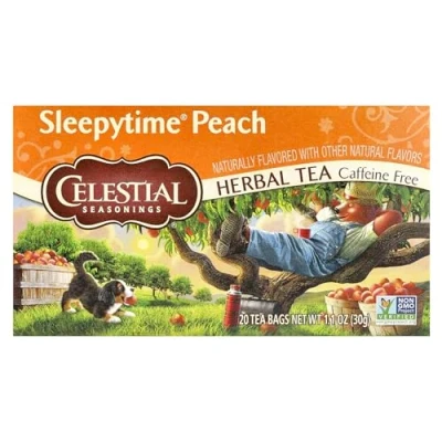 Abbildung von Sleepytime Peach 20 Teebeutel Celestial Seasonings Tee