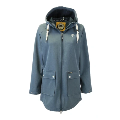 Abbildung von Kurzmantel Schmuddelwedda S / Raucher Marine Melange 94% Polyester 6% Elastane