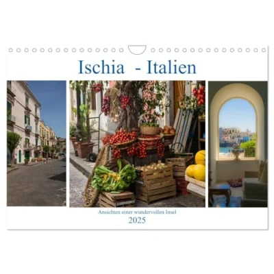 Abbildung von Ischia Italien (Wandkalender 2025 DIN A4 quer), CALVENDO Monatskalender