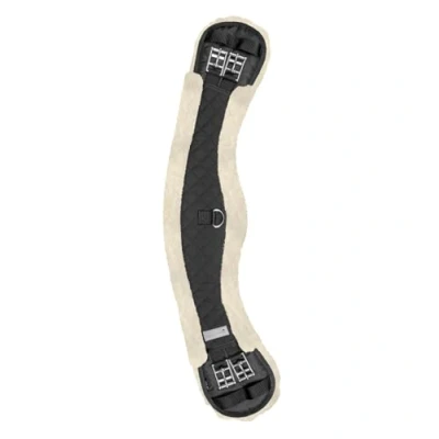 Abbildung von Waldhausen Dressurgurt Half Moon Schwarz/Naturell 80cm Agradi.deVerkauft von Agradi