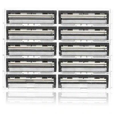 Abbildung von 100 Personna TWIN 2 ( II ) Razor blades Compatible with GIllette&#039;s Trac system by