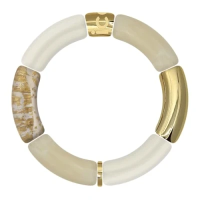Abbildung von ICE Jewellery Bella Armband Beige Almond Gold Fashion Mandel Damen, Einheitsgröße, Acryl, Acryl