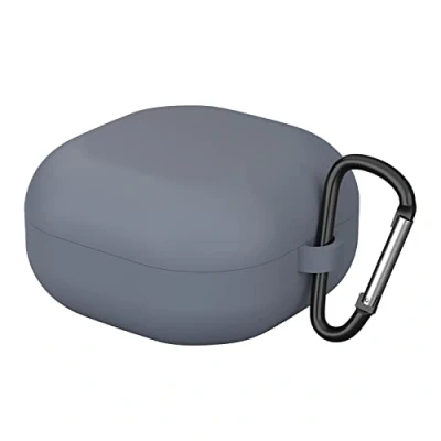 Abbildung von GIOPUEY Hülle Kompatibel mit Samsung Galaxy Buds FE 2023/Buds 2 Pro, Silikon Stoßfeste Schutzhülle, Ultradünn Case Cover, Kein Geruch, Grau
