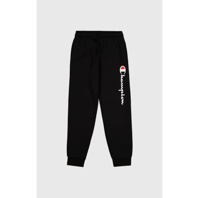 Abbildung von Champion Icons CUFF Pants Contrast LOGO Unisex Jogginghose für Kinder, Größe: 174/179, New black