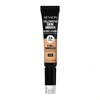 Abbildung von Revlon ColorStay Skin Awaken 5 in 1 Concealer 24HR Wear (30g), parfüm und parabenfrei, fair (005) Unisex