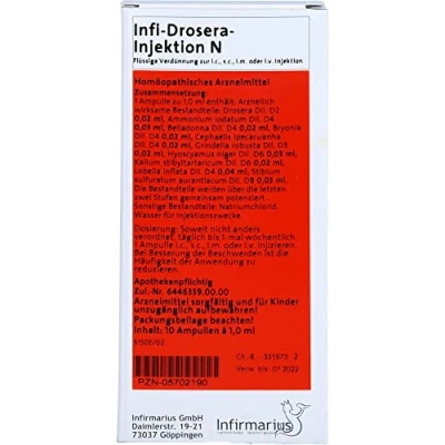 Abbildung von INFI Drosera Injektion N 10X1 ml