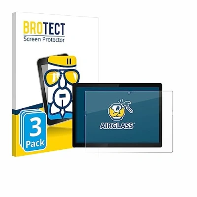 Abbildung von BROTECT Schutzglas für Lenovo ThinkPad X12 Detachable (3 Stück) Schutzfolie Panzer Folie Glas [Extrem Kratzfest 9H, Anti Fingerprint,