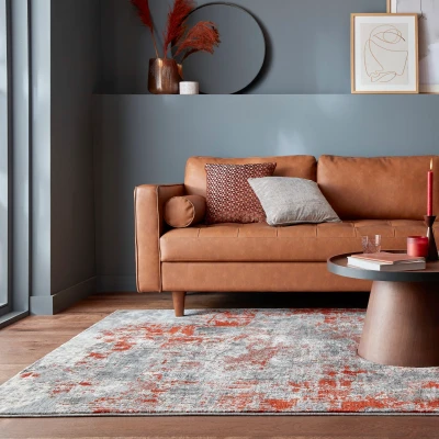 Abbildung von FLAIR RUGS Teppich &quot;Wonderlust&quot;, rechteckig, fußbodenheizungsgeeignet, mehrfarbig, Vintage Design, Abstrakt