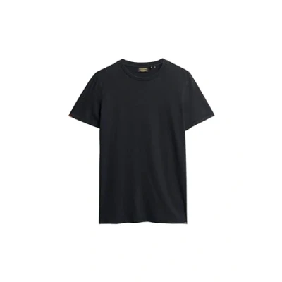 Abbildung von Superdry CREW NECK SLUB Short Sleeved Tshirt basic, Herren, Größe: Large, Eclipse navy