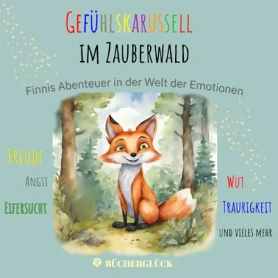 Abbildung von Gefühlskarussell im Zauberwald: Finnis Abenteuer in der Welt Emotionen: Wut, Angst, Freude, Traurigkeit, Eifersucht und vieles mehr