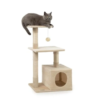 Abbildung von lionto Kratzbaum Katzenkratzbaum Höhe 85 cm, beige