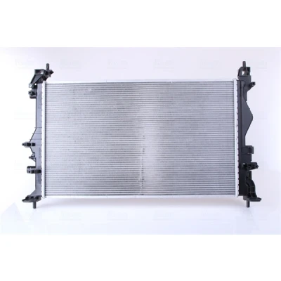 Abbildung von NISSENS 630785 Kühler, Motorkühlung Aluminium 620 369 16 Kühlrippen gelötet OPEL: Corsa E Schrägheck, Adam