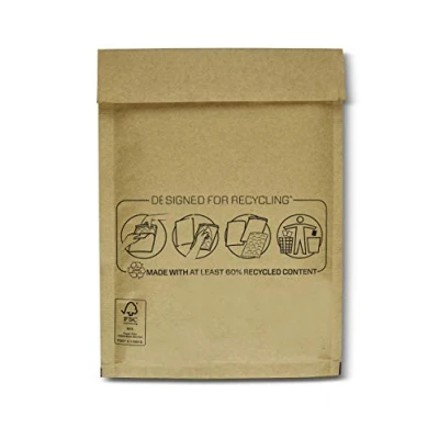 Abbildung von Bankers Box Luftpolsterumschläge Polsterumschlag Versandtaschen Umschläge für zerbrechliche Gegenstände, umweltfreundlich, Selbstklebeverschluss, 15x21 cm (10er Pack)