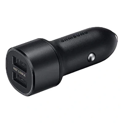 Abbildung von Samsung Dual KFZ Schnellladegerät EP L1100, Black