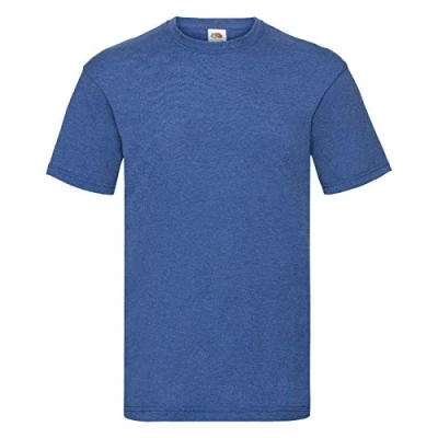 Abbildung von Fruit of the Loom Valueweight T Shirt Diverse Farbsets S M L XL XXL 3XL 4XL 5XL (3XL, Retro Heather Royal)