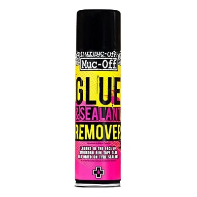 Abbildung von Muc Off Glue &amp; Sealant Remover Aufkleber Entferner Fahrradreiniger Rahmen und Felgenreiniger Entfernt Effektiv Aufkleber, Felgenbandkleber Getrocknete Dichtmittelreste von Felgen