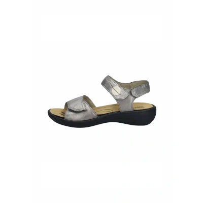 Abbildung von Josef Seibel Ibiza Keilsandalette, Damen, Größe: 39, Platin kombi Schuhe