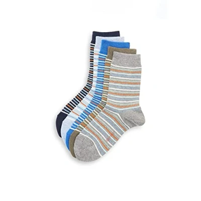 Abbildung von Esprit Unisex Kinder Multi Stripe 5 Pack Socken Nachhaltige Biologische Baumwolle dünn gemustert Paar