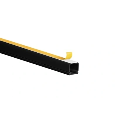 Abbildung von KOMIB Kabelkanal/Kabelkanäle Verschiedene Größe Schwarz Selbstklebend Je Stange 1M (10m, 16 x mm)