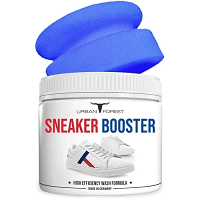 Abbildung von URBAN FOREST Sneaker Reiniger Booster 500ml + Schwamm Schuhreiniger (2 St. 500ml)
